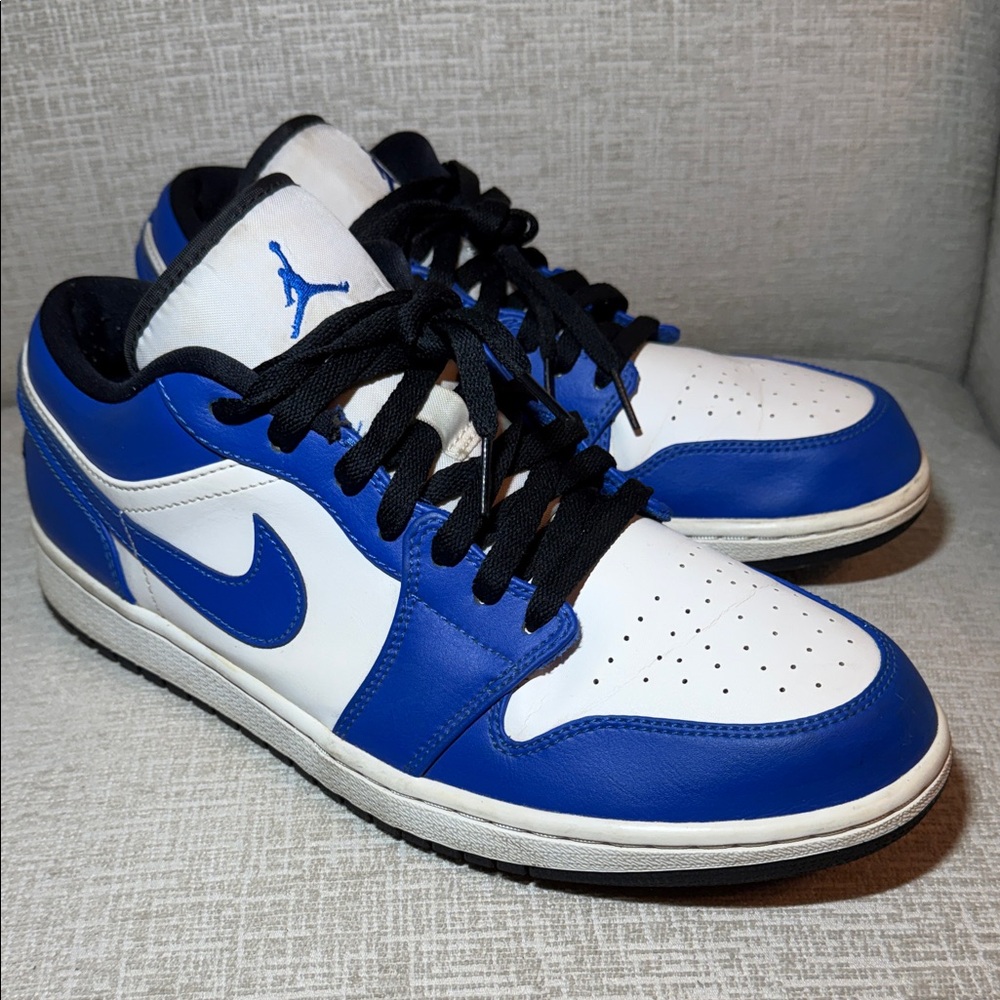 Nike Air Jordan 1 Low Game Royal 553558-124 Men's Size 11.5